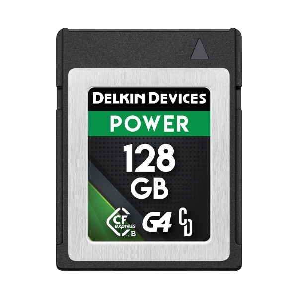 POWER CFexpress Type B G4カード 128GB  最低持続書込速度 805MB s DELKIN DEVI